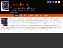Tablet Screenshot of joshbrent.com